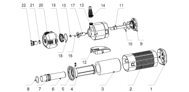 Osaga UVC-Springbrunnenpumpe 2000 l/h