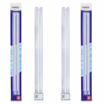 2 PIECE UVC Replacement Lamp 55 watt PL, UVC lamp