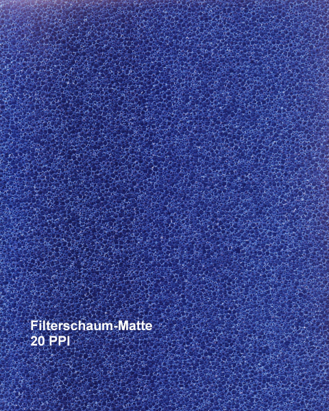 Filterschaum-Matten PPI 20 (mittel) 50x50x5 cm
