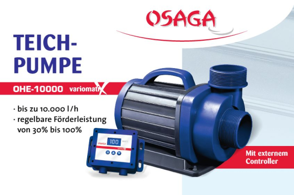 Osaga Umwälzpumpe für Nass- und Trockenaufstellung OHE-10000 VX