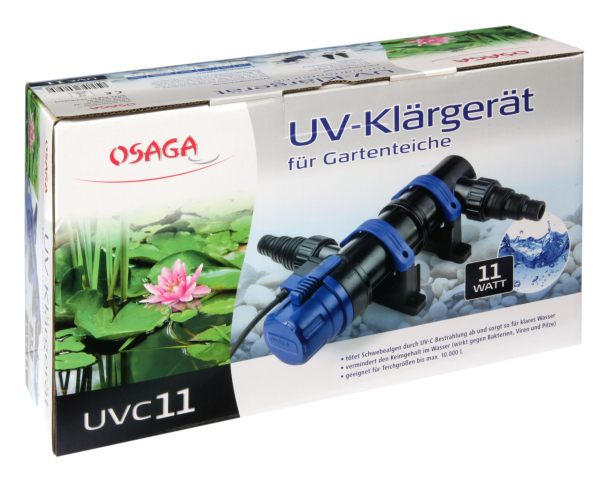 UVC clarifier 11 watts for pond and aquarium