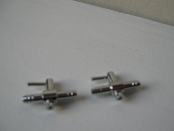 50 x Air valve S air valve metal, 4/6 mm